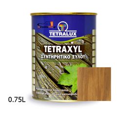 Συντηριτικό ξύλου διαλύτου 283 Δρυς Σκούρο Tetraxyl Tetralux - 0.75lt