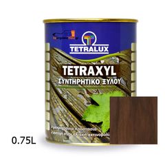 Συντηριτικό ξύλου διαλύτου 274 Καρυδιά ΣκούρηTetraxyl Tetralux - 0.75lt