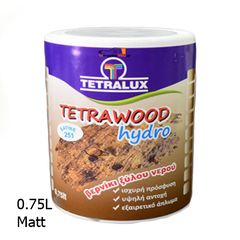 Βερνίκι ξύλου νερού Matt Tetrawood hydro Tetralux - 0.75lt