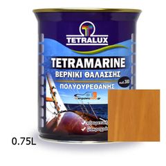 Βερνίκι θαλάσσης Πολυουρεθάνης 281 Ανοιχτό Τικ Tetramarine Tetralux - 0.75lt