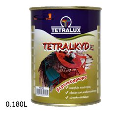 Ριπολίνη διαλύτου λευκή gloss Tetralkyd Tetralux 0,18lt - 0,18lt