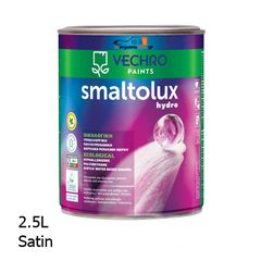 Ριπολίνη Νερού  Σατινέ Λευκό Vechro Smaltolux Satin Hydro Eco - 2.5lt
