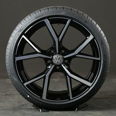 Nentoudis Tyres - Ζάντα VW ''Estoril'' Golf MK8R - 19'' - 5x112 - Black Machined