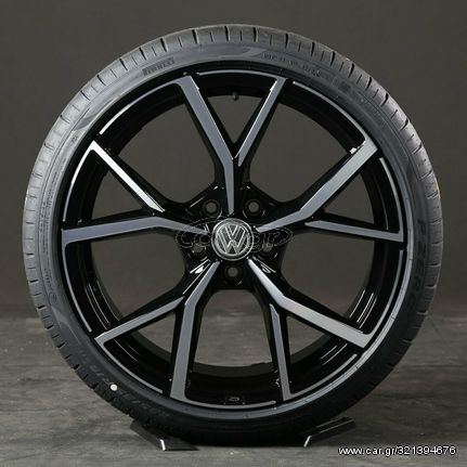 Nentoudis Tyres - Ζάντα VW ''Estoril'' Golf MK8R - 19'' - 5x112 - Black Machined