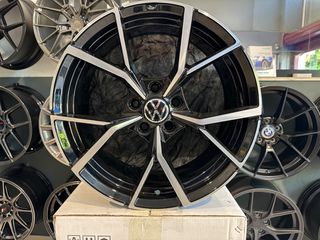 Nentoudis Tyres - Ζάντα VW ''Estoril'' Golf MK8R - 21'' - 5x112 - Black Machined