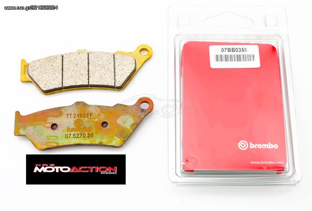 BREMBO ΤΑΚΑΚΙΑ ΦΡΕΝΩΝ GENUINE SINTERED GOLD 07BB0359  ΕΜΠΡΟΣ