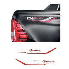 Toyota Hilux 2005+ Αυτοκόλλητο Πίσω Πλαϊνό [Logo TRD Sportivo]