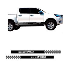 Toyota Hilux (Revo,Rocco) 2015-2020 Αυτοκόλλητο Πλαϊνό Πορτών [Logo Hilux TRD]