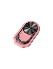360 Magnetic Finger Ring Holder Κινητού σε Ροζ χρώμα