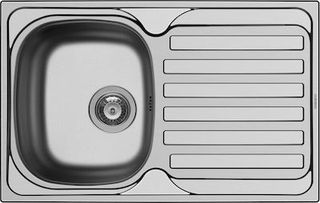 Ένθετος Νεροχύτης Derby 1B 1D, 79x50cm Inox Σατινέ, Maidtec