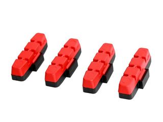 MAGURA Brake pads red: race oriented brake pad for all polished rims, recommended for trial