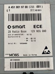 ΡΑΔΙΟ USB - ΝΤΟΥΛΑΠΑΚΙ & ΠΛΑΙΣΙΟ SMART FORTWO FACELIFT  451 ΓΝΗΣΙΟ-thumb-2