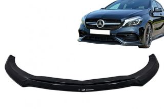 ΕΜΠΡΟΣ ΣΠΟΙΛΕΡ Mercedes A-Class W176 AMG Facelift (2015-2018) Piano Black