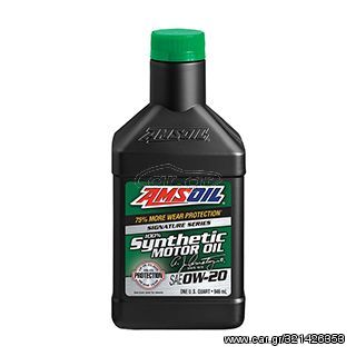 ΛΑΔΙ AMSOIL SIGNATURE SERIES 0W20 SYNTHETIC MOTOR OIL