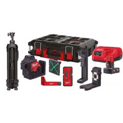 M12™ 3PLKIT-401P KIT LASER 360° 3 Επιπέδων και Εξαρτήματα (1x4.0Ah) - ΠΕΡΙΣΤΡΟΦΙΚΑ ΛΕΙΖΕΡ - MILWAUKEE (#4933478960)