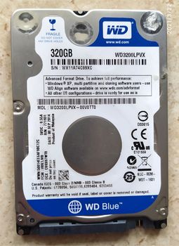 Δίσκος 320 GB Western Digital WD3200LPVX 2.5" SATA (για φορητό)