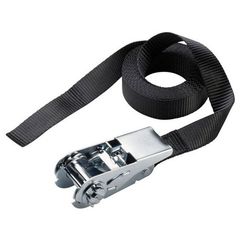 Master Lock Ιμάντας Αποσκευών Αυτοκινήτου 250x2.5cm με Καστάνια Μαύρο 3223EURDAT (322300112)