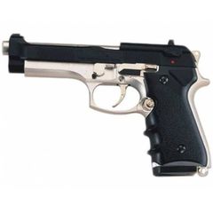 HFC Beretta M92F Elite Spring Pistol - Black / Silver