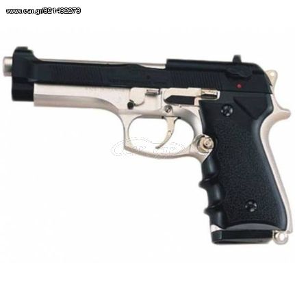 HFC Beretta M92F Elite Spring Pistol - Black / Silver