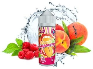 BIG MOUTH Shake And Vape PEACH AND RASPBERRY 15/120ml (ροδάκινο και βατόμουρο)