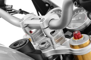 Αποστατες τιμονιου 20 χιλ. Wunderlich BMW R nine T ασημι