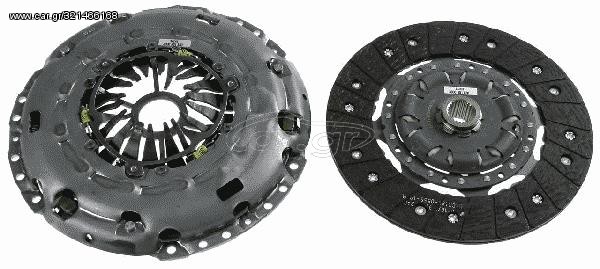 Σετ συμπλέκτη SACHS 3000951830 για Audi A3 SportBack 2000cc S3 Quattro 256ps 2008 2013