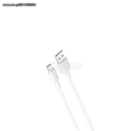 XO NB156 USB Καλώδιο Φόρτισης για Micro Άσπρο