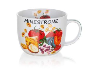 Φλιτζάνι σούπας με τη λέξη Minestrone, 730ml