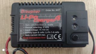 Τηλεκατευθυνόμενο Graupner 2018 Lipo Charger 4   Αυτοκινήτου (12v input)(H)-thumb-2