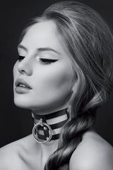 Wide Black Fetish Necklace