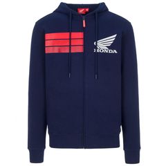 ΖΑΚΕΤΑ HOODIE HONDA RED STRIPES BLUE 2028001 | HONDA