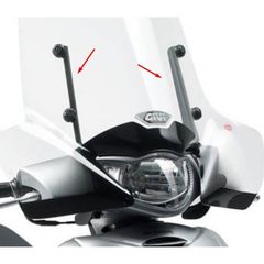 GIVI A311A kit Τοποθετησης Ζελατινας 311A&313A Honda SH 125i-150i