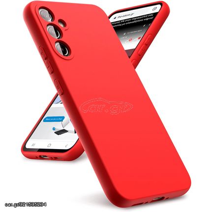 Θήκη Rubber Silk Red Samsung Galaxy S24