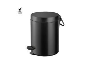 Sanco Waste Bins Χαρτοδοχείο 5lt Soft Closing System Μαύρο ματ 90680-Μ116