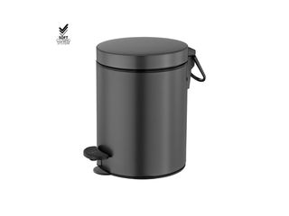Sanco Waste Bins Χαρτοδοχείο 5lt Soft Closing System Σκούρο γραφίτη 90680-122