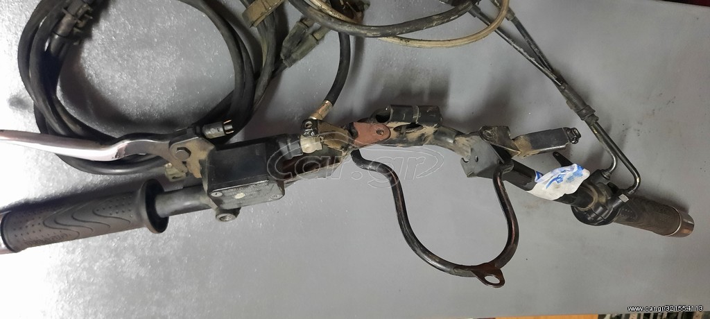 Τιμόνι-τρομπα φρενου-ντιζες-αντιβαρα-Piaggio Beverly 300 tourer 