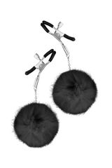 Σφιγκτήρες Θηλών Nipple Clamps Pinces A Seins (2pcs) - Μαύροι