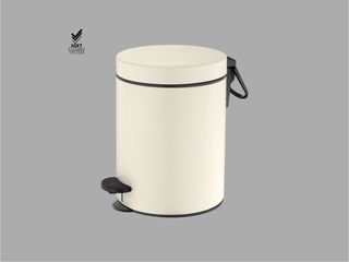 Sanco Waste Bins Χαρτοδοχείο 5lt Soft Closing System Μπεζ ματ 90680-Μ102