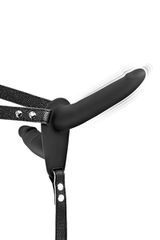 Double Strapless Strap-on Vibrant Black