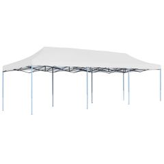 vidaXL Τέντα Εκδηλώσεων Πτυσσόμενη Pop-Up Λευκή 3 x 9 μ.