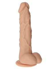 Ρεαλιστικό Ομοίωμα Πέους Σιλικόνης Real Long Stocky Flesh Dildo 23.5 cm - Toyz4Lovers