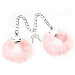 Pink Fluffy Leg Cuffs