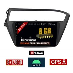 KIROSIWA 8GB + 128GB HYUNDAI i20 (μετά το 2019) Android οθόνη αυτοκίνητου με GPS WI-FI (ηχοσύστημα αφής 9" ιντσών OEM Youtube Playstore MP3 USB Radio Bluetooth Mirrorlink DSP Apple Carplay Androi