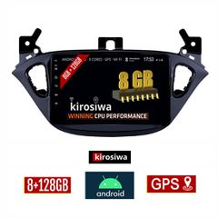 KIROSIWA 8GB + 128GB OPEL CORSA E (μετά το 2014) Android οθόνη αυτοκίνητου με GPS WI-FI (ηχοσύστημα αφής 9" ιντσών OEM Youtube Playstore MP3 USB Radio Bluetooth Mirrorlink DSP Apple Carplay Android Au
