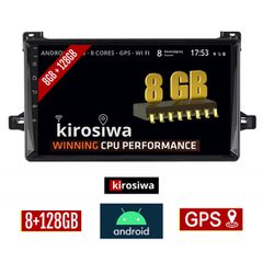 KIROSIWA 8GB + 128GB TOYOTA PRIUS (μετά το 2016) Android οθόνη αυτοκίνητου με GPS WI-FI (ηχοσύστημα αφής 9" ιντσών OEM Youtube Playstore MP3 USB Radio Bluetooth Mirrorlink DSP Apple Carplay Android Au