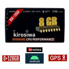 KIROSIWA 8GB + 128GB DACIA DUSTER (2012 - 2019) Android οθόνη αυτοκίνητου με GPS WI-FI (ηχοσύστημα αφής 9" ιντσών OEM Youtube Playstore MP3 USB Radio Bluetooth Mirrorlink DSP Apple Carplay Android Aut