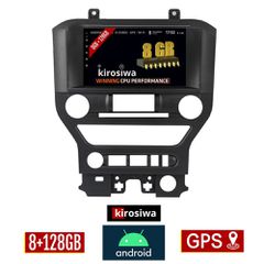 KIROSIWA 8GB + 128GB FORD MUSTANG (2015 - 2020) Android οθόνη αυτοκίνητου με GPS WI-FI (ηχοσύστημα αφής 9" ιντσών OEM Youtube Playstore MP3 USB Radio Bluetooth Mirrorlink DSP Apple Carplay Android Aut