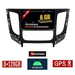 KIROSIWA 8GB + 128GB MITSUBISHI L200 (2015 - 2019) CLIMA Android οθόνη αυτοκίνητου με GPS WI-FI (ηχοσύστημα αφής 9" ιντσών OEM Youtube Playstore MP3 USB Radio Bluetooth Mirrorlink DSP Apple Carpl