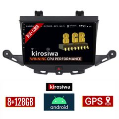 KIROSIWA 8GB + 128GB OPEL ASTRA K (μετά το 2015) Android οθόνη αυτοκίνητου με GPS WI-FI (ηχοσύστημα αφής 9" ιντσών OEM Youtube Playstore MP3 USB Radio Bluetooth Mirrorlink DSP Apple Carplay Android Au