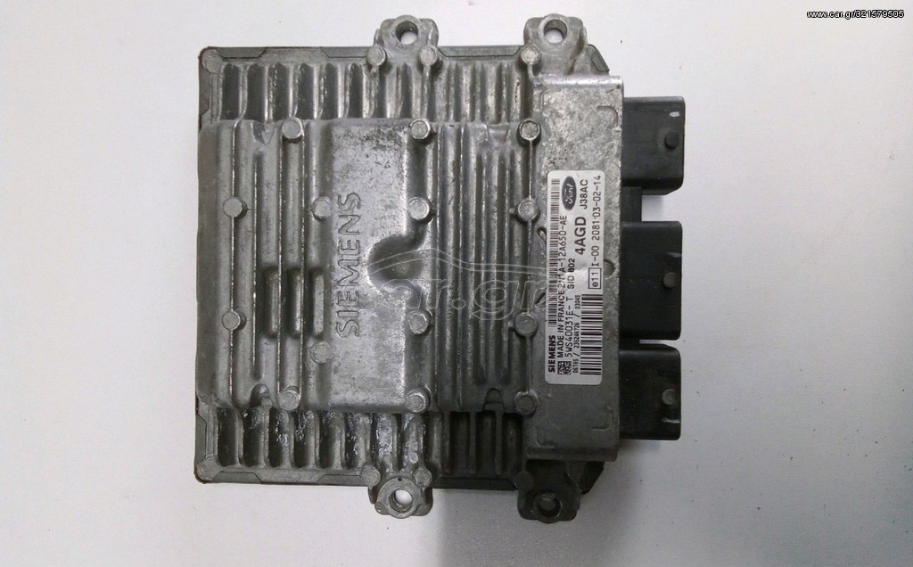 Εγκεφαλος κινητήρα  Ford Fiesta 1.4 tdci  F6JA '04 Siemens 5WS40031ET-2N1A12A650AE